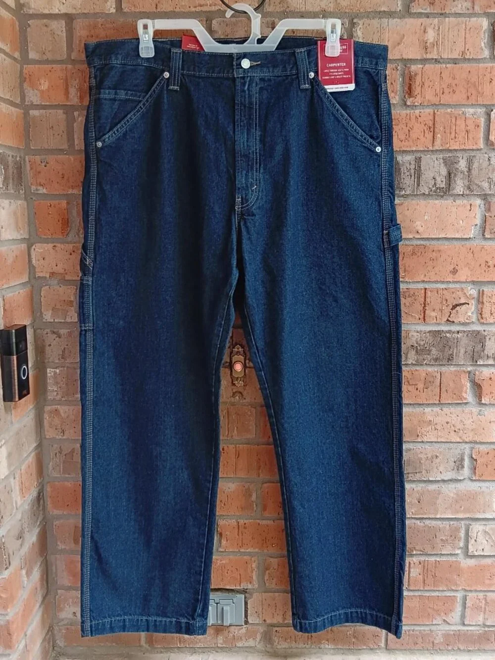 Levi Strauss Signature Workwear Mens Carpenter Jeans Blue Size 40 X 32